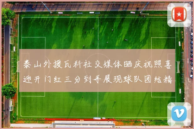 泰山外援瓦科社交媒体晒庆祝照喜迎开门红三分到手展现球队团结精神